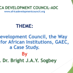 Presentation on African development initiatives